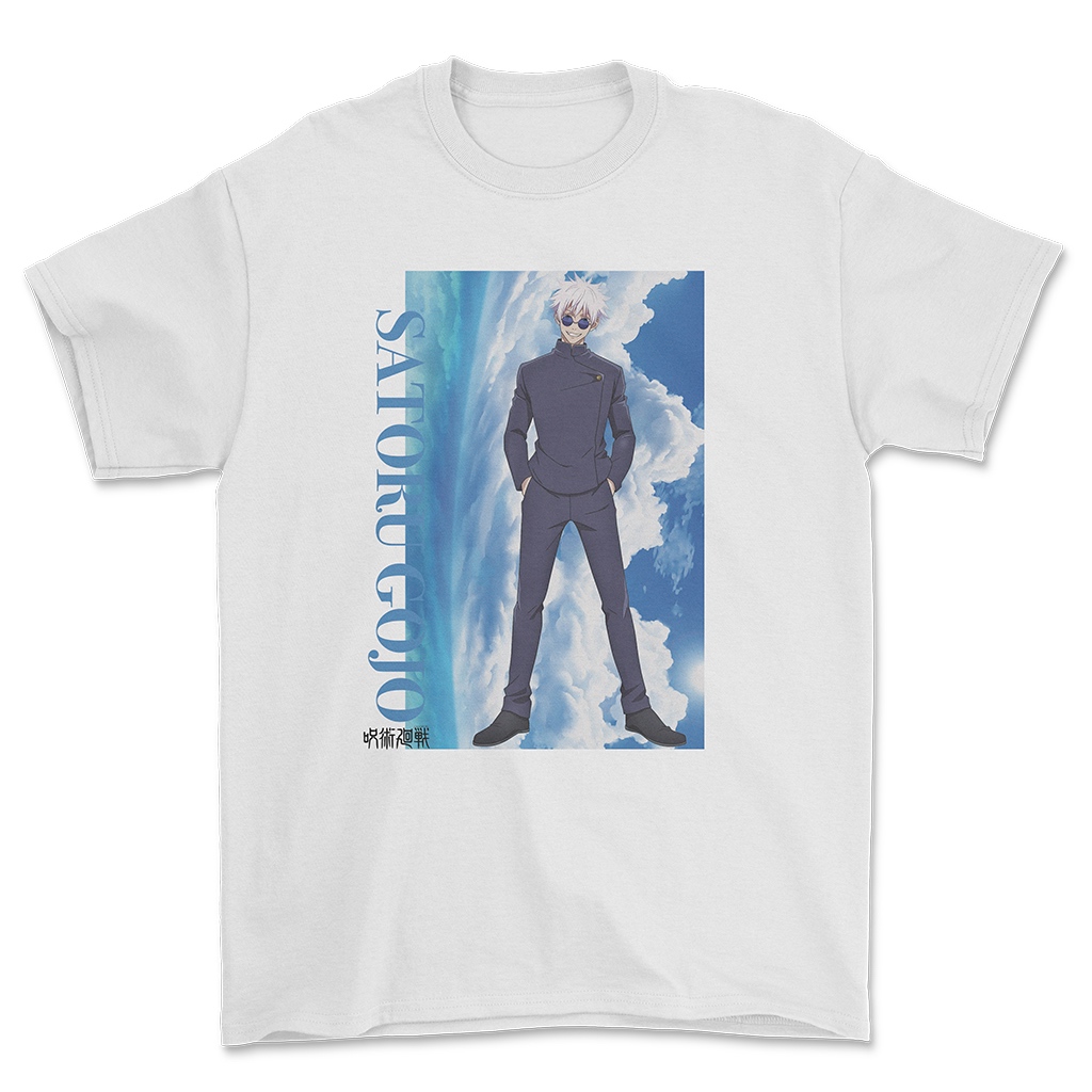 Kaos Anime Jujutsu Kaisen Gojo Satoru - T Shirt Gojo Satoru