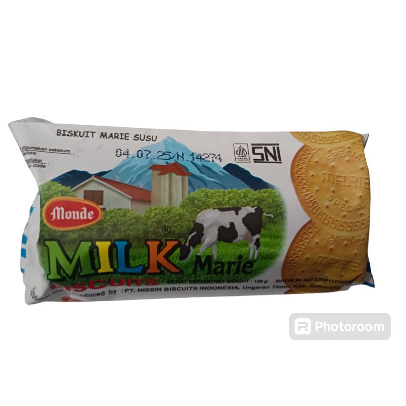 

Monde milk marie nissin125gr