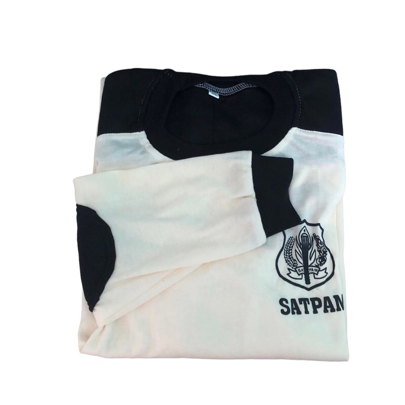 Kaos Penembak Dekker Satpam/Security Cream Krem Coklat M-XXXXL Seragam Baju PDL Tactical