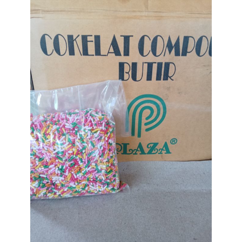 

PLAZA MESES WARNA WARNI 250 GR REPACK RAINBOW MESES PELANGI