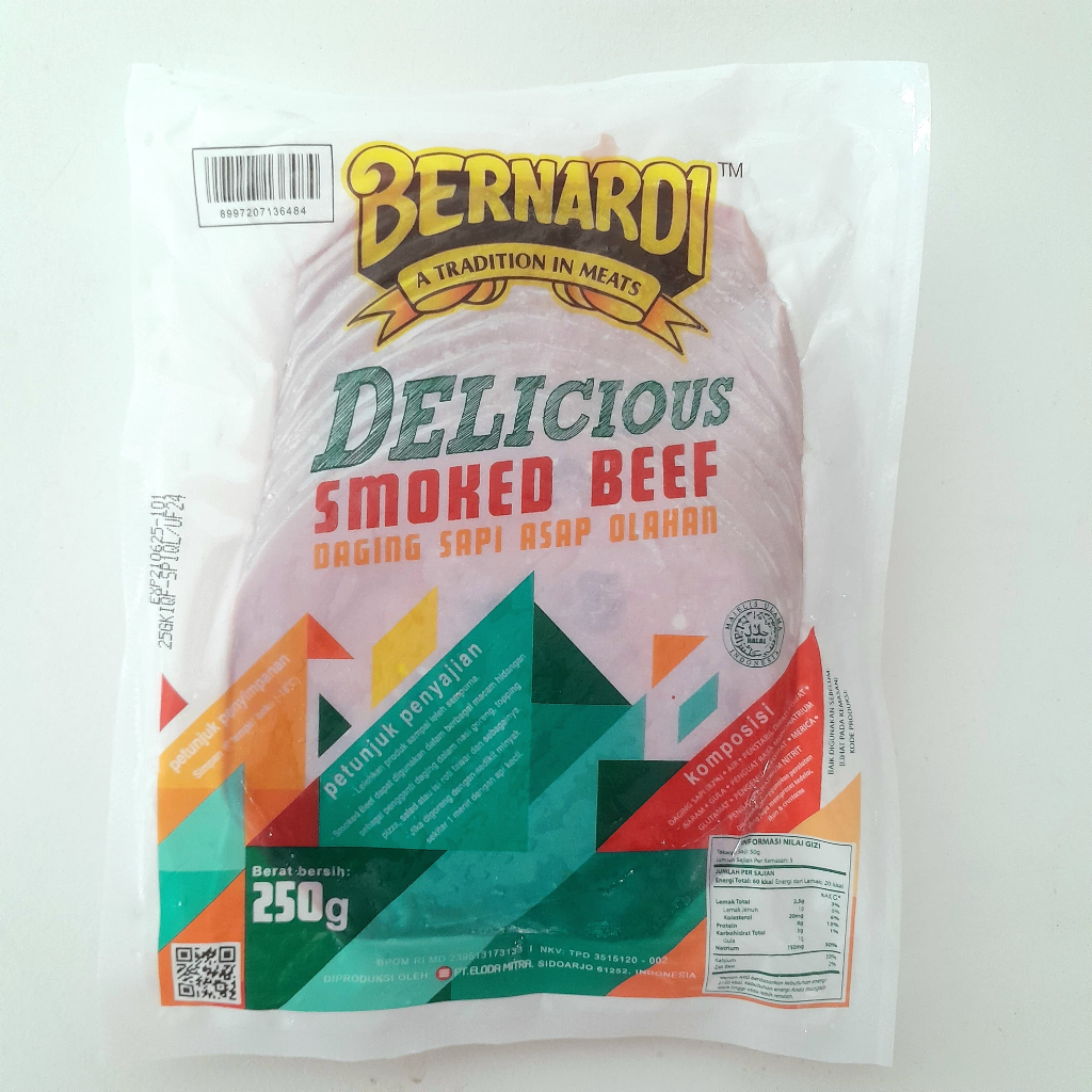 

BERNARDI delicious smoked beef 250gr