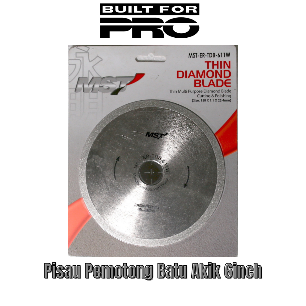 Mata Potong Keramik Batu Akik 6inch Diamond Plating Serbaguna Memotong Keramik Kayu Fiber Hardboard