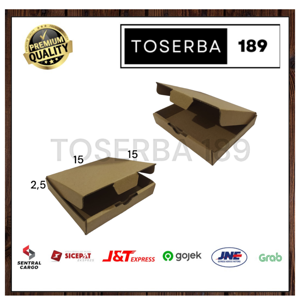 

kardus packing diecut/box pizza uk 15x15x2,5 cm