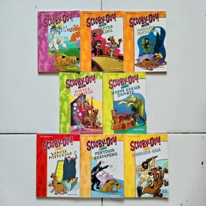 Paket Buku Anak Bergambar - Scooby-Doo - Tiga Serangkai