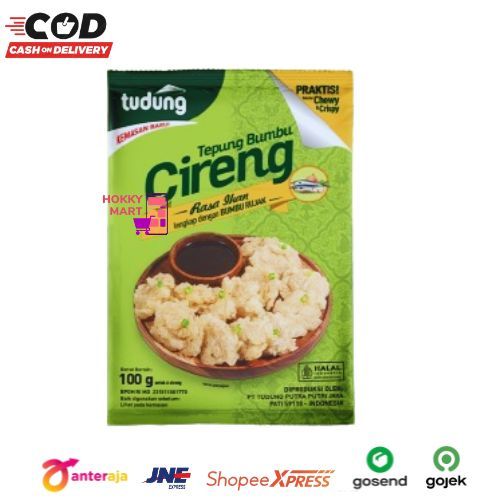 

[HOKKY] Tudung Tepung Bumbu Cireng 100gr Rasa Ikan Sambal Rujak Bumbu Siap Saji Enak HALAL Tepung Instant