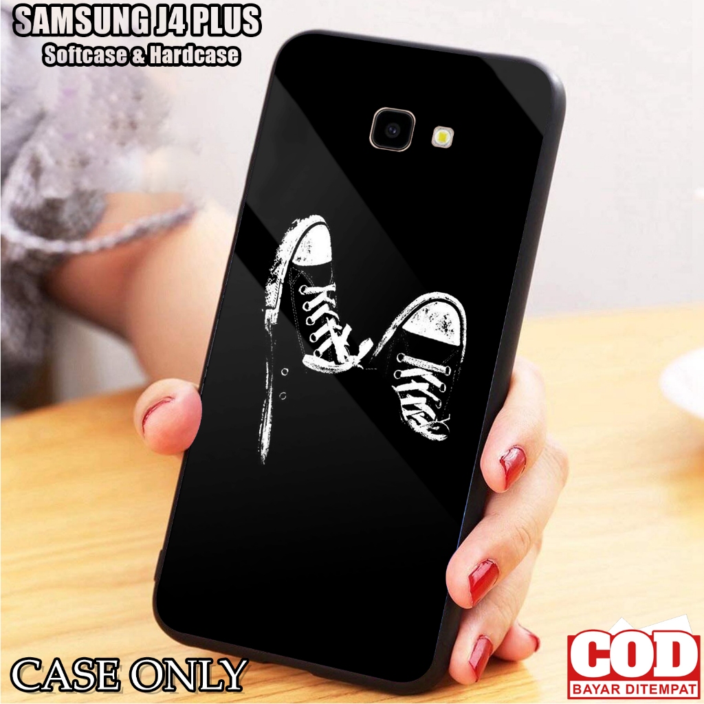 Case SAMSUNG J4 PLUS - Casing SAMSUNG J4 PLUS [ HITAM ] Silikon SAMSUNG J4 PLUS  - Kesing Hp - Casin