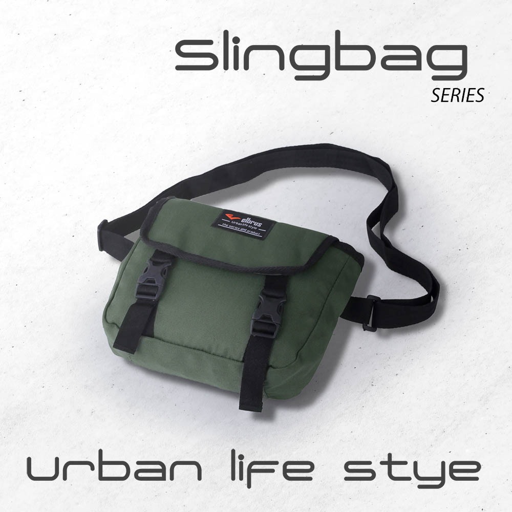Tas Selempang Sling Bag Pria Bahan Kuat & Awet - Tas Anak Muda