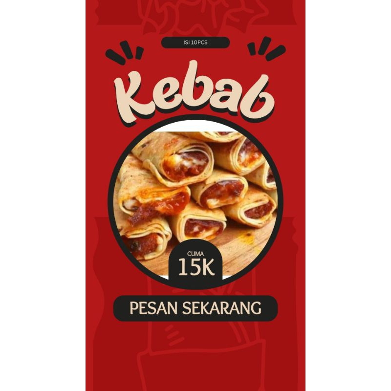 

kebab mini isi beef 10pcs