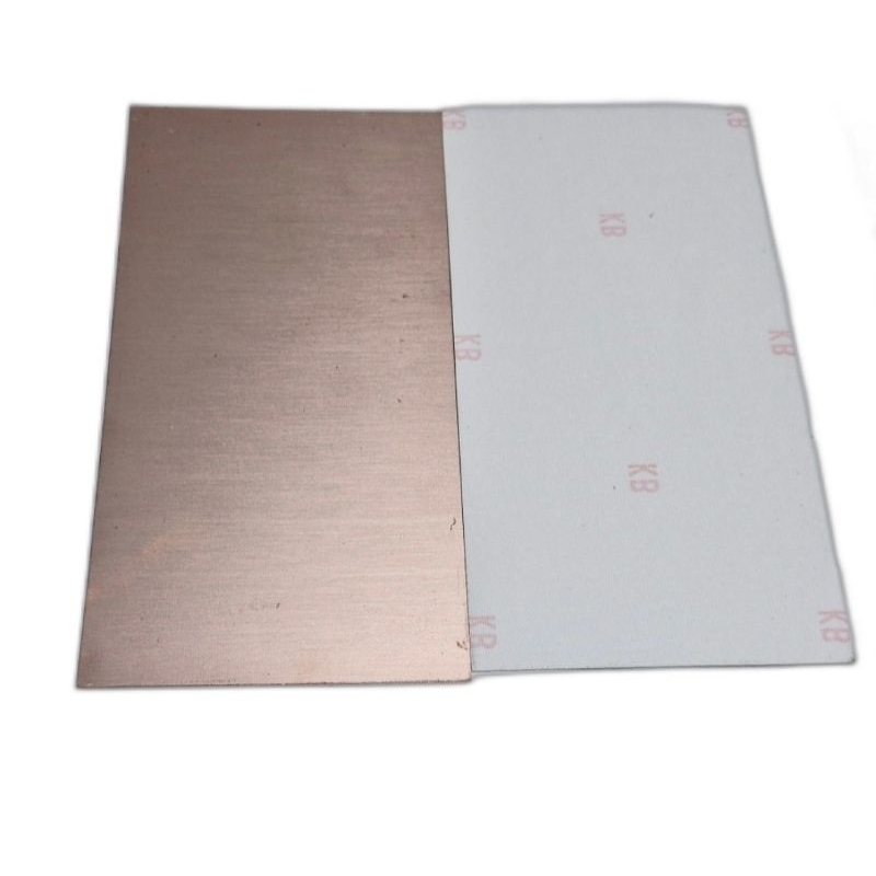 PAPAN PCB POLOS SINGLE LAYER FIBER VIBER 10X20 20X10 10 X 20 CM PUTIH