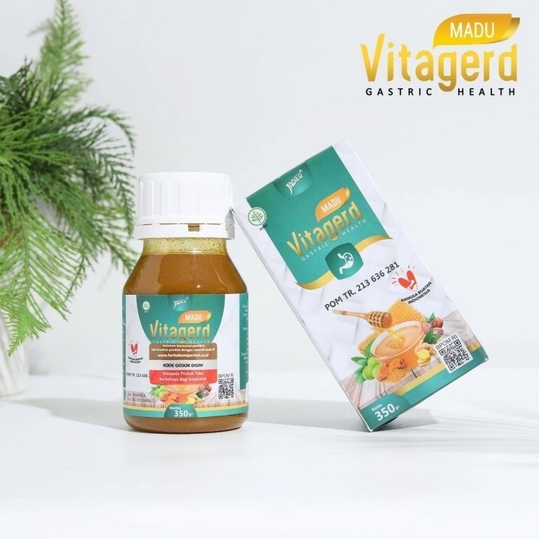 

Madu Vitagerd Atasi Sakit Maag Asam Lambung Gerd Mual dan Pencernaan 350gr