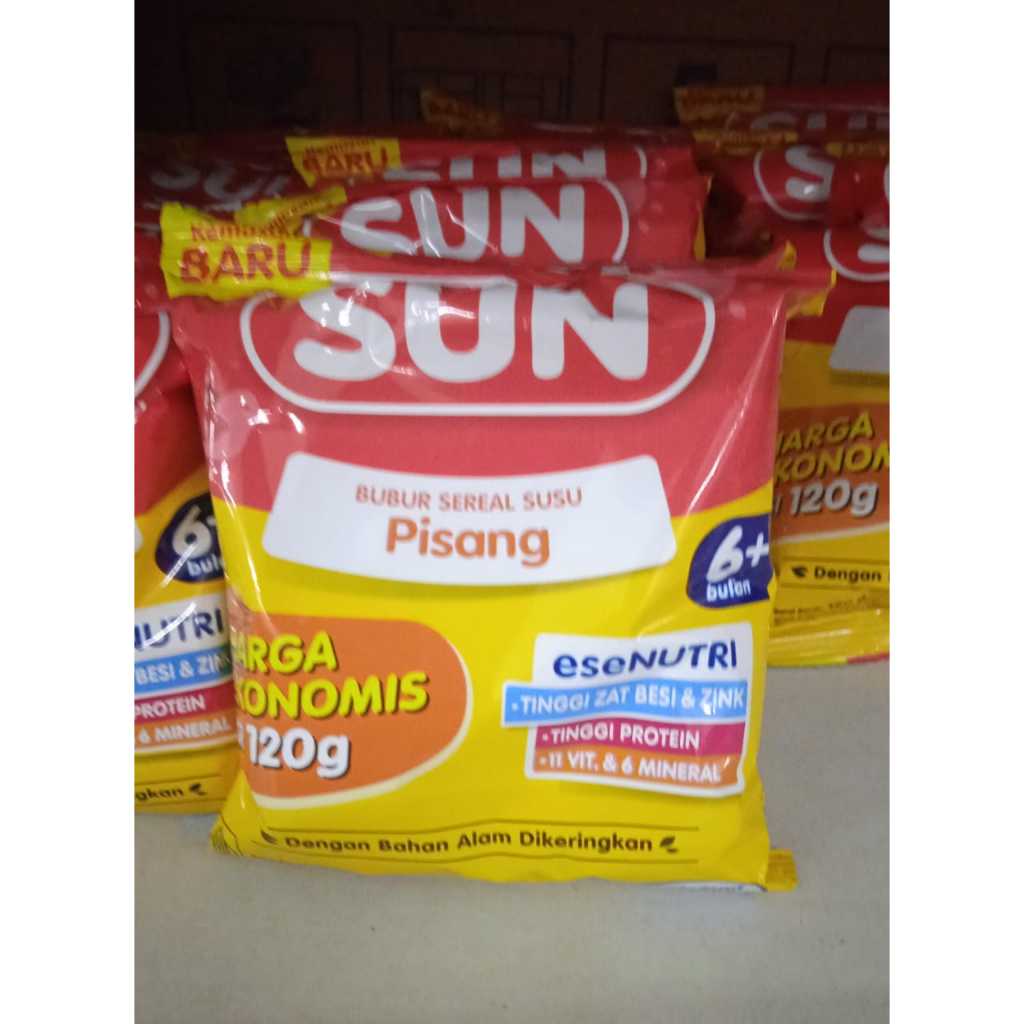 Sun Ekonomi  Bubur Bayi 120gram Rasa Pisang