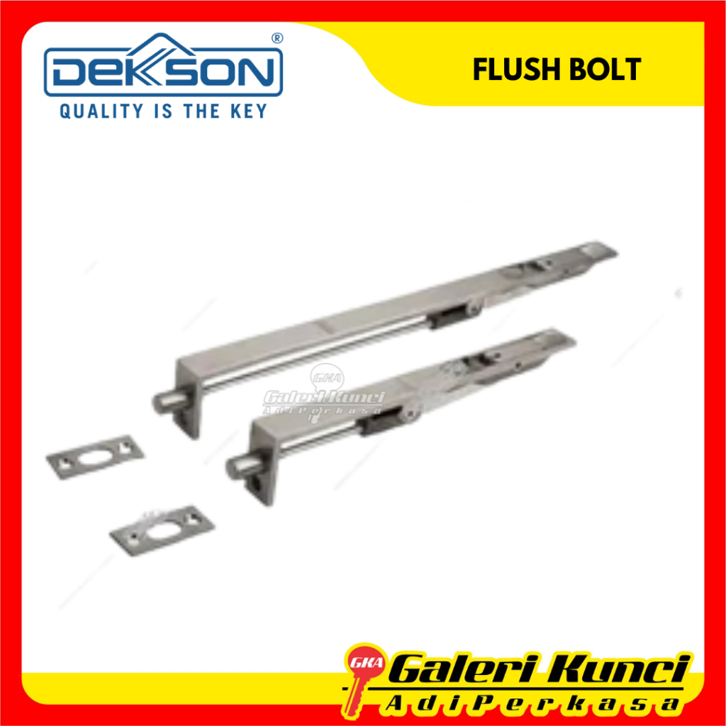 Flush Bolt Dekson Dekkson 608 6 Inch 18 Inch SN Grendel Tanam Slot Tanam