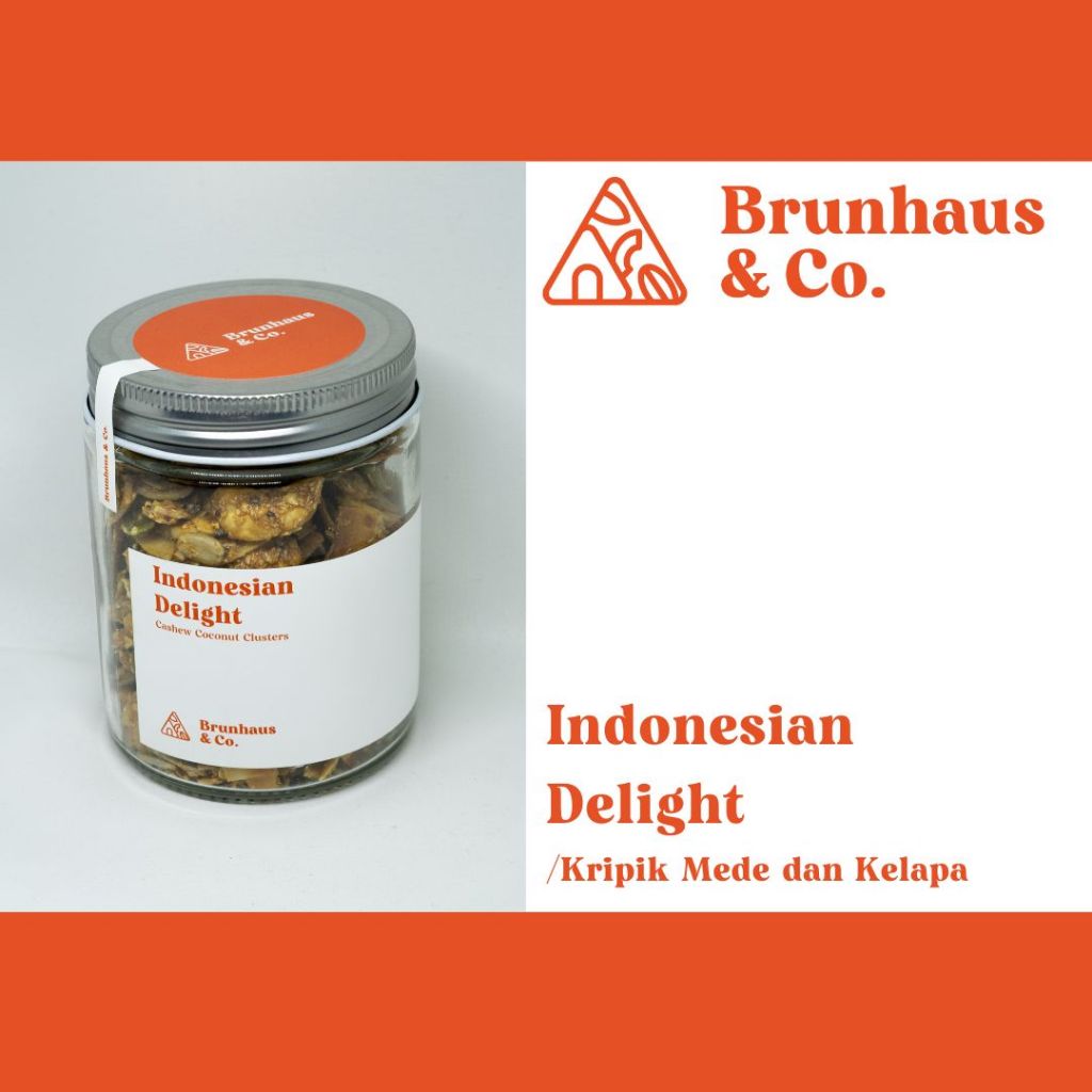 

Brunhaus Indonesian Delight 90gr Cemilan Kacang Mede Mente Kelapa Gula Aren