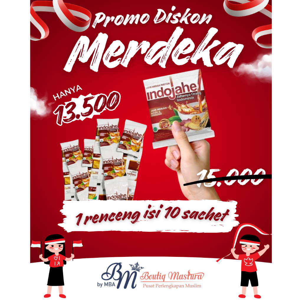 

INDOJAHE - Minuman Herbal Jahe Merah Instan Hangat Guna Meningkatkan Daya Tahan Tubuh & Kesehatan