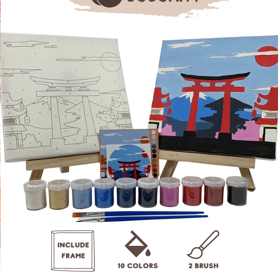

PROMO TERBATAS Baapaang Painting By Number Children Canvas Set Kanvas Lukis Anak PART 3