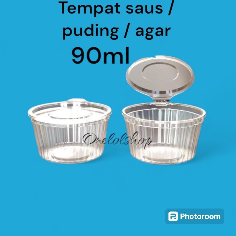 1DUS Mika Pudding Agar / Mika Sambal + Tutup sambung 90ml