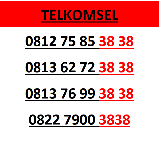 nomor cantik telkomsel simpati seri abab 3838 murah lengkap wn84 440