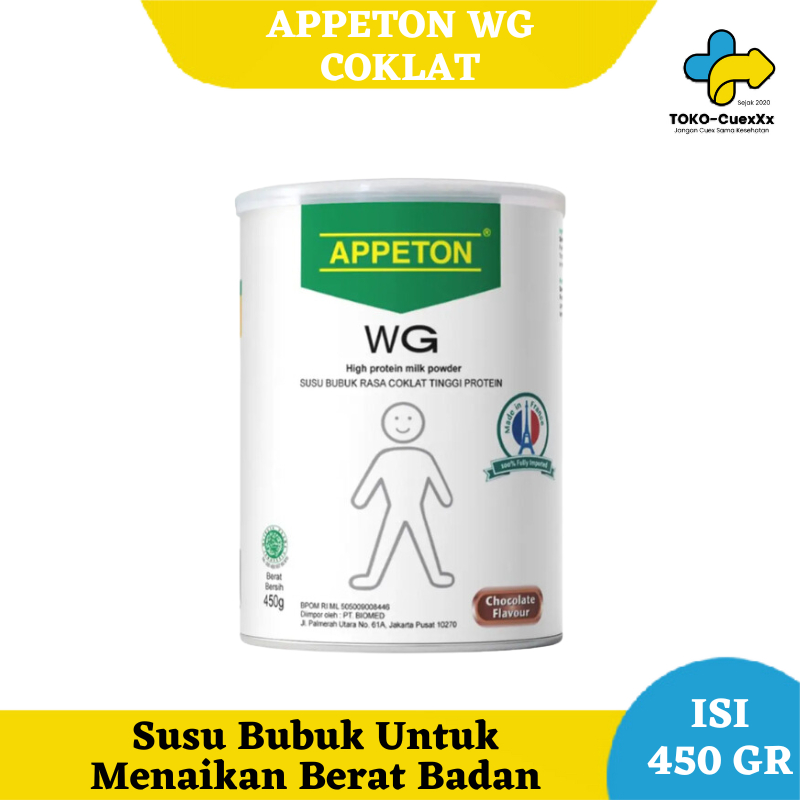 

Appeton Weight Gain Adult Susu Gemuk Dewasa Rasa Coklat 450 gr