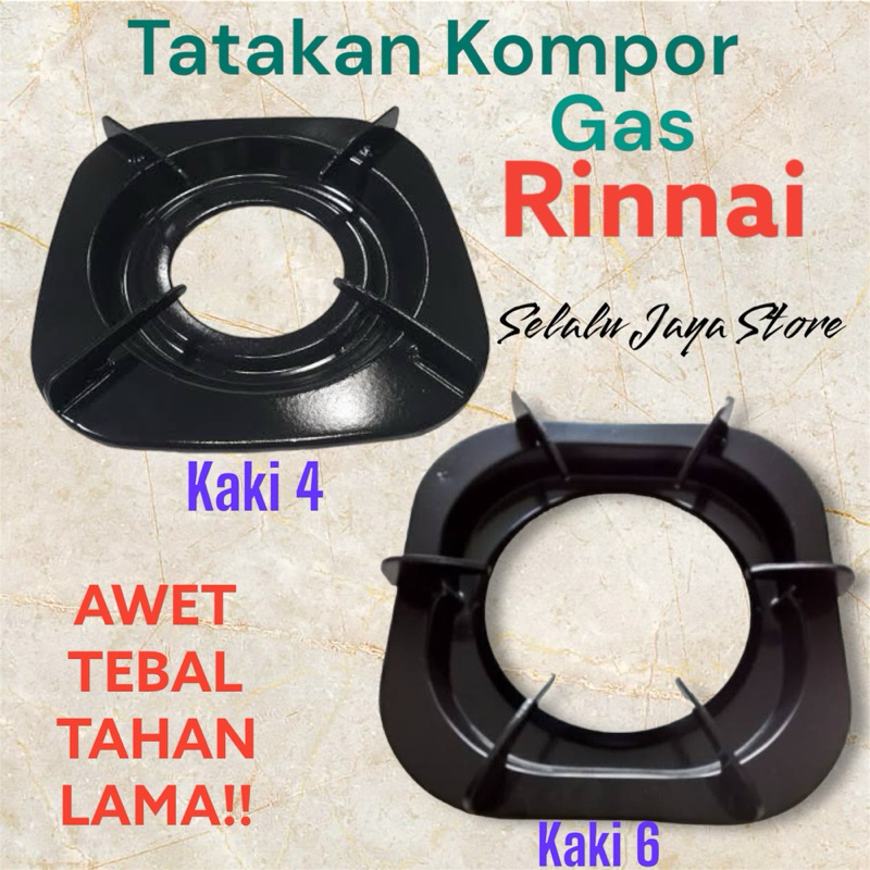 Tatakan kompor gas rinnai kaki 4 | tungku kompor rinnai 4