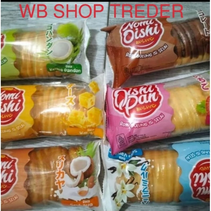 

OISHI Roti Gulung 1 dus 60 pcs mix varian rasa exp 3 bulan