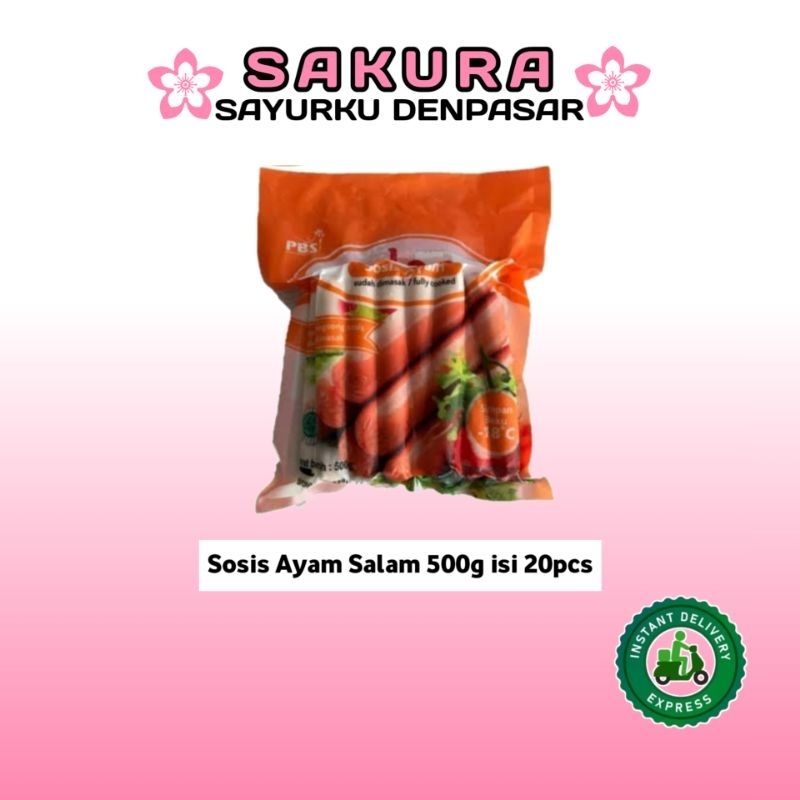 

Sosis Ayam Salam 500g isi 20pcs - SAKURA