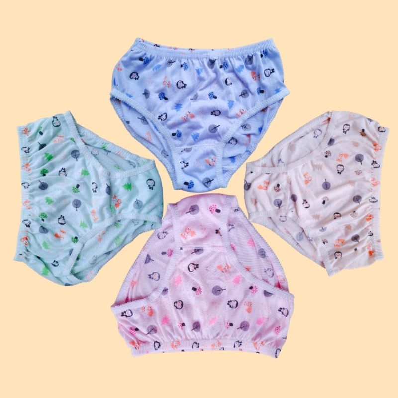 Celana dalam anak perempuan polos Isi 1 kodi