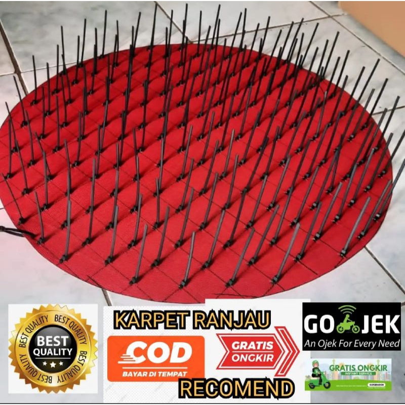 Karpet duri ranjau duri sangkar Murai no 1,2,3 untuk alas jebakan burung murai anti turun burung pas