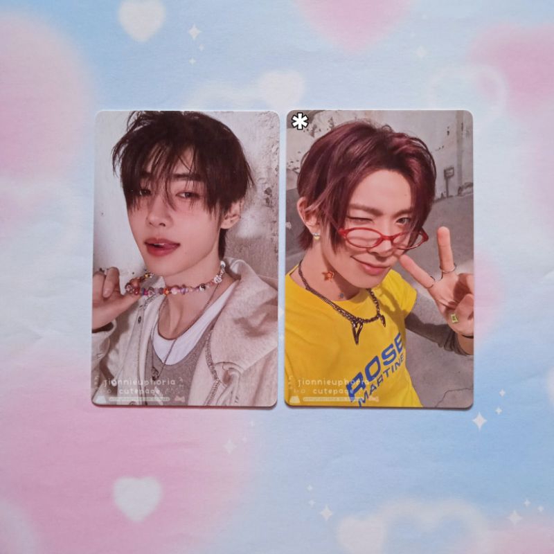 [BACA DESC] photocard pc official enhypen enha sunghoon melet heeseung peace romance untold romance: