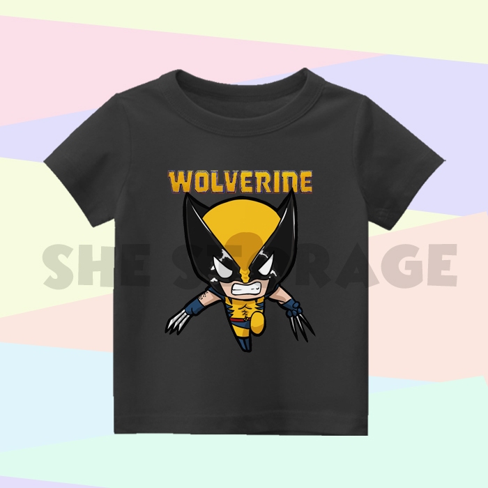 BAJU ANAK KAOS ANAK MARVEL WOLVERINE / DEADPOOL & WOLVERINE