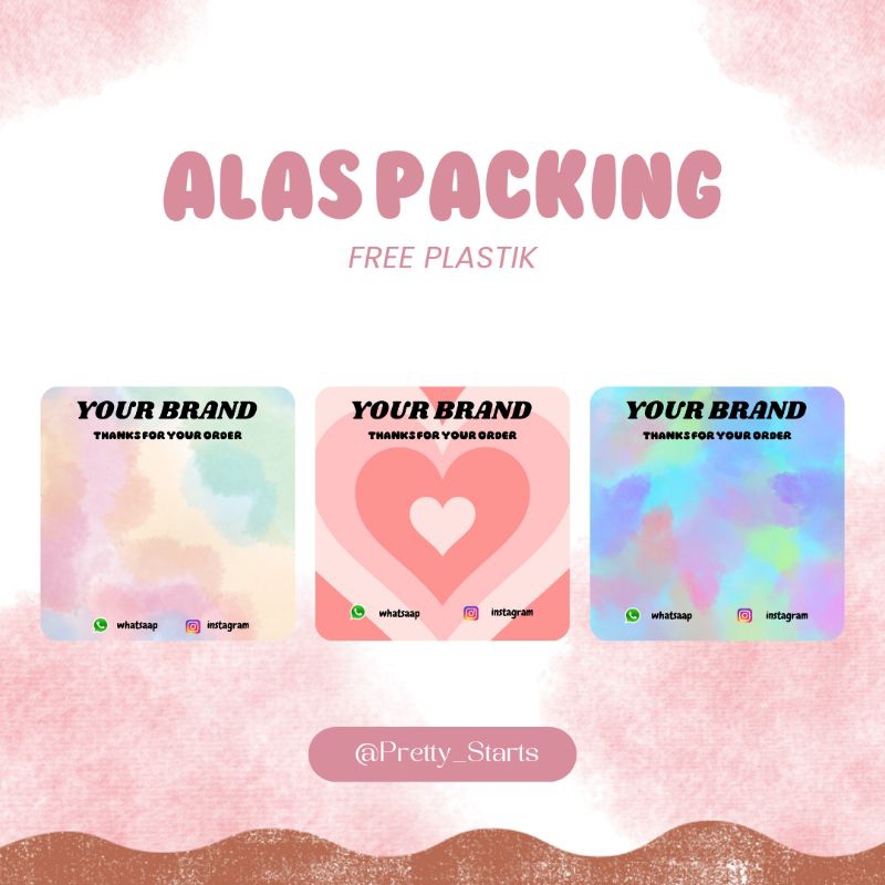 

Alas Packing | Free Plastik | Cute Paper