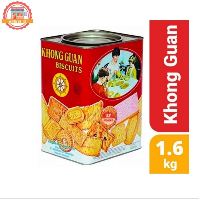 

Khong Guan Biscuit Red Persegi Assorted 1600g