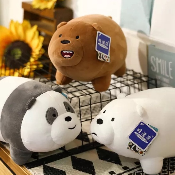 Dahsyat We Bare Bears Boneka We Bear Bares Berdiri Standing Wbb Boneka