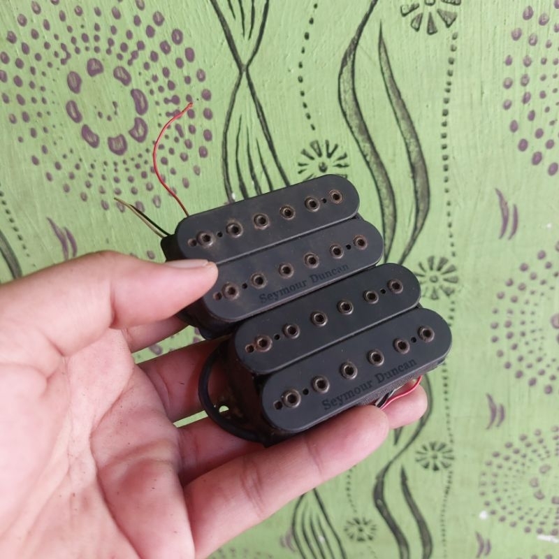 Pickup Gitar seymour Duncan alpha omega neck dan bridge