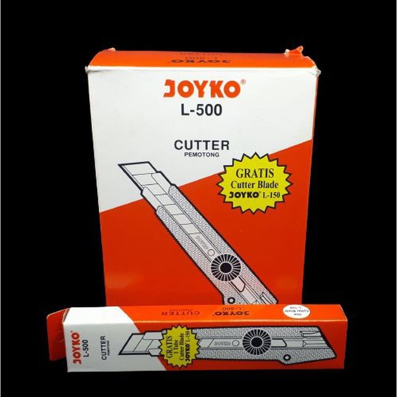 

Cutter Besar L500 Joyko (1 pak / 12 pcs)