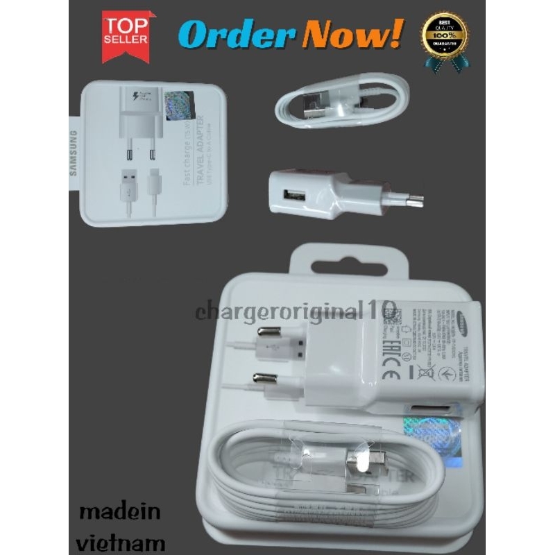 Charger samsung 15W Casan samsung A15 Charger Type C Casan Type C 15watt samsung Charger FASTCHARGIN
