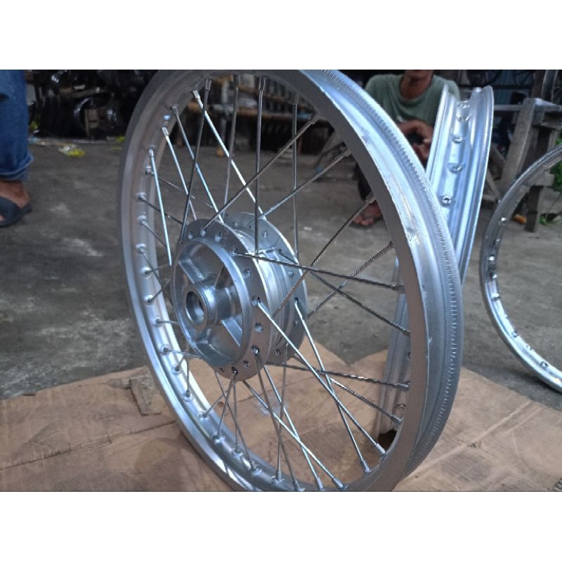 velg Variasi ful silver Honda Supra fit new Revo lama karisma Supra x 125 old PNP second berkualitas
