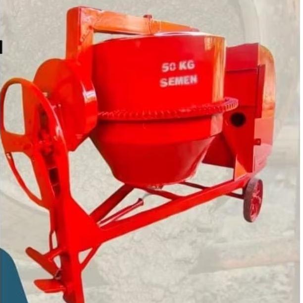 Mesin Molen 50 Kg BISA COD Mesin Pengaduk Cor Semen Beton Roda Besi /Concrete Mixer