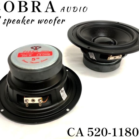 Unggul Speaker woofer Cobra 5 inch 2 watt