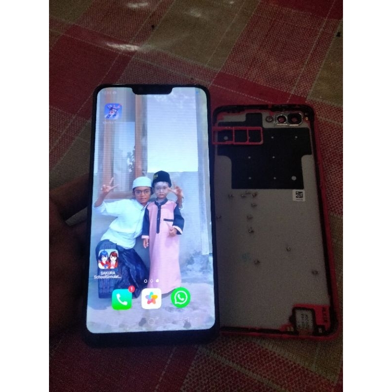 hp oppo a3s minus lcd