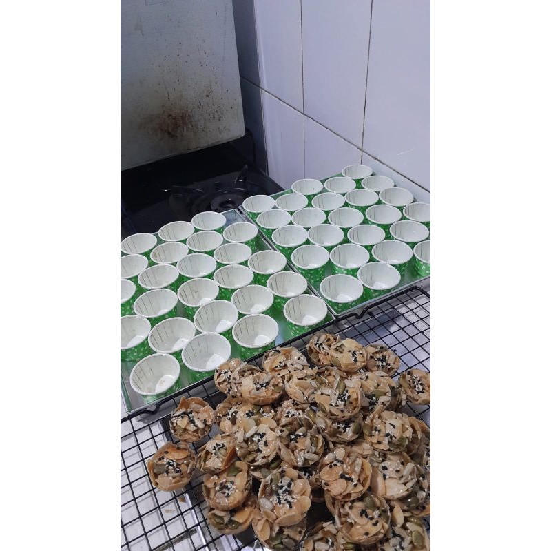 

[1 Kg/500 Gr/250Gr] Bahan Florentine Cookies / Resep Kue Almond Cookies / Resep Almond Crispy IK3