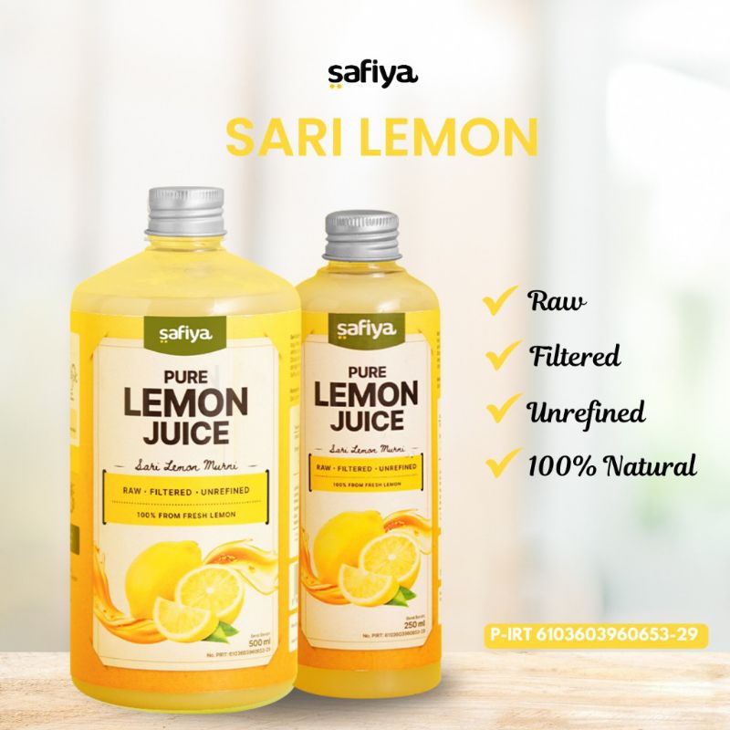 

Safiya Sari Lemon 500 ml Pure Lemon Fresh