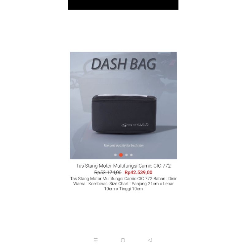 TAS STANG MOTOR MULTIFUNGSI