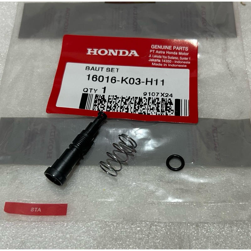 Screw Set Baut Setelan Gas Angin BeAT Scoopy Vario Revo Blade SupraX125 Verza Ori AHM 16016K03H11