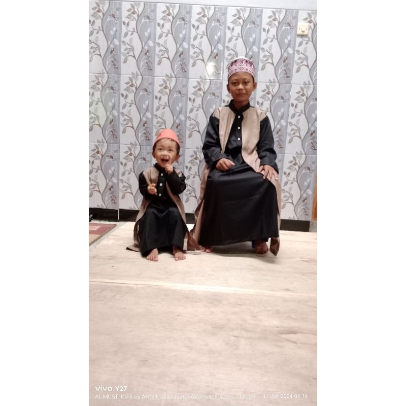JUBAH HABAIB ANAK umur 2tahun sampai 12tahun berBAHAN TOYOBO premium adem lembut Toko kami menyediak