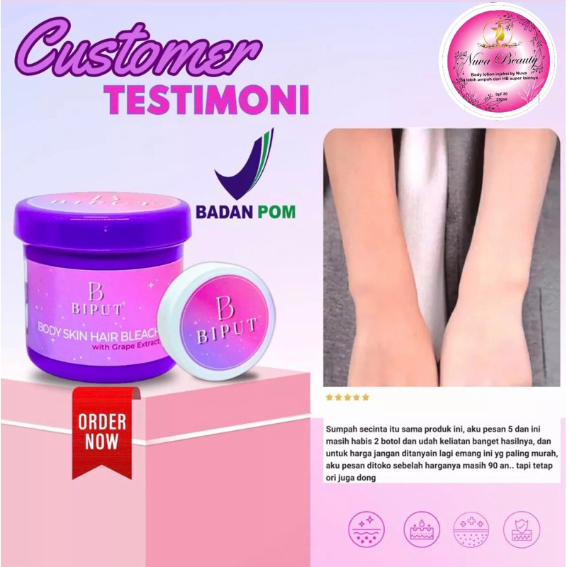 Bleaching Badan instan BPOM
