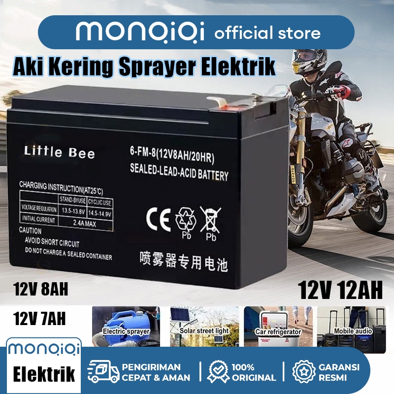 Anak Mainan Baterai Mobil Motor Aki 12 RC Kering Sprayer Alat Mobilan Star Battery Kayaba Semprot El