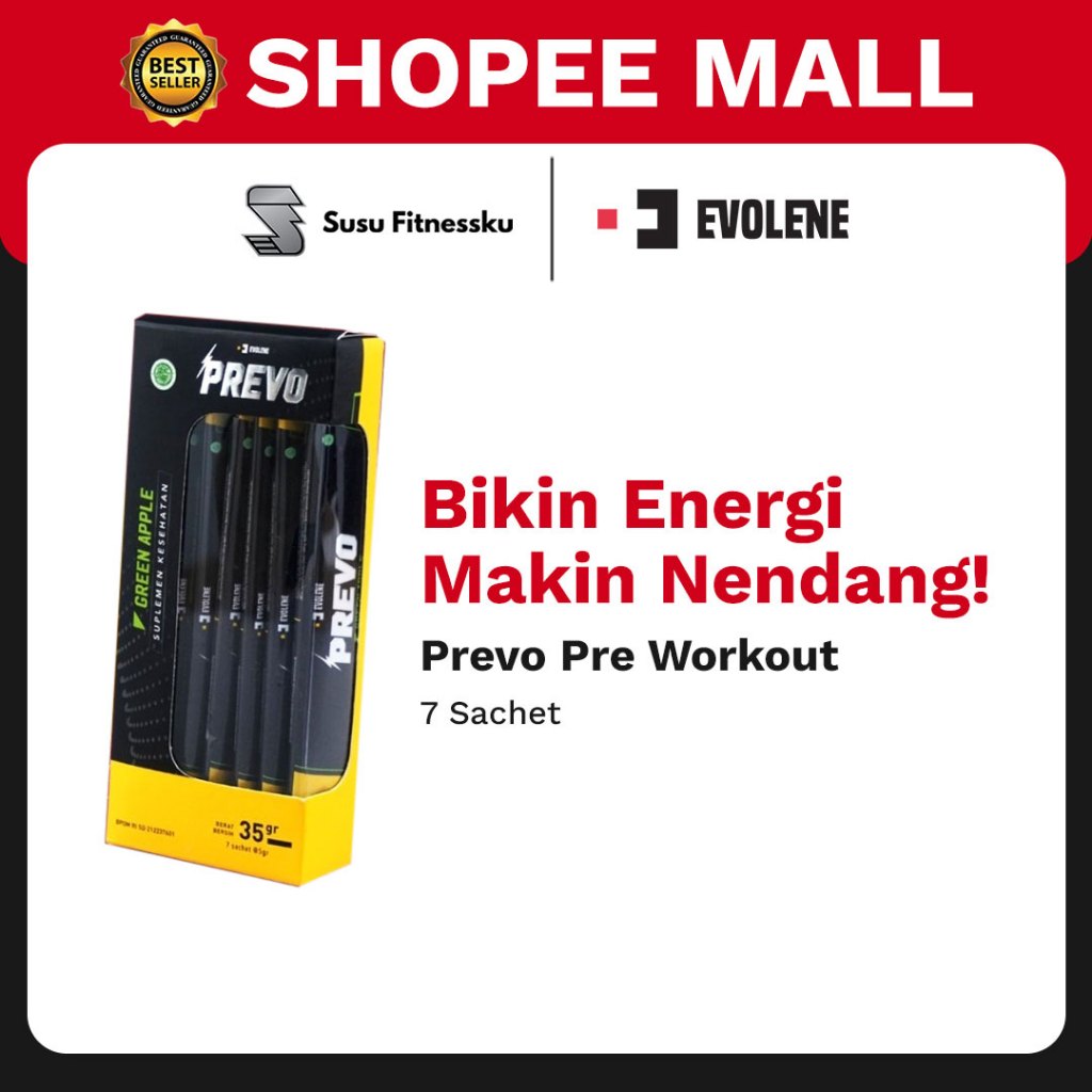 Evolene Prevo Pre Workout 7 SACHET Pre Workout Energy Drink