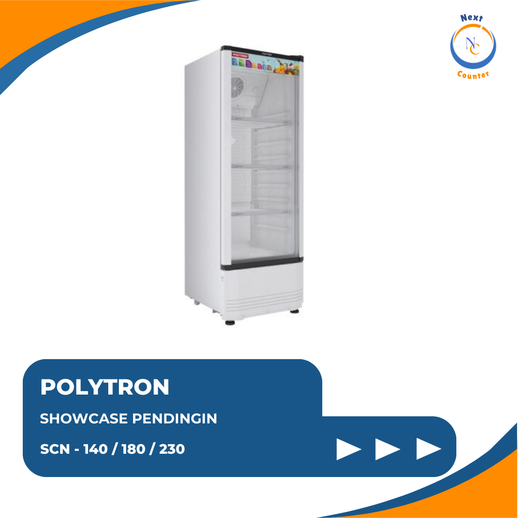 POLYTRON SHOWCASE PENDINGIN SCN 140 / 180 / 230