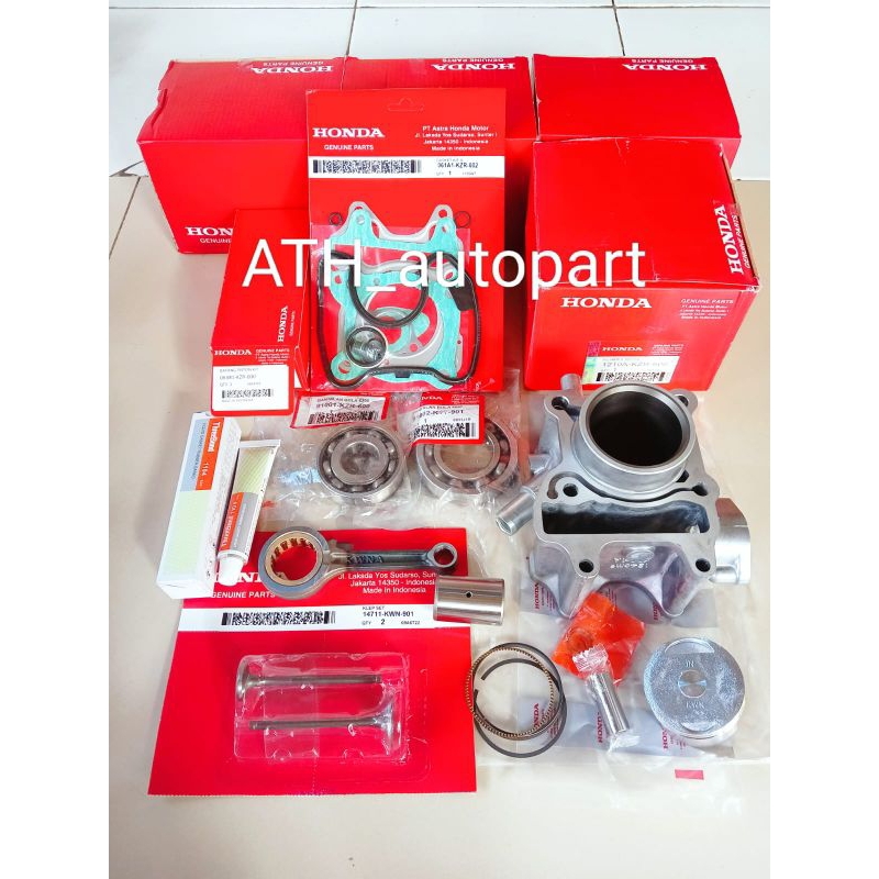 PAKET BLOK SEHER LENGKAP HONDA VARIO 125 OLD/VARIO 125 LED/ORI-KZR