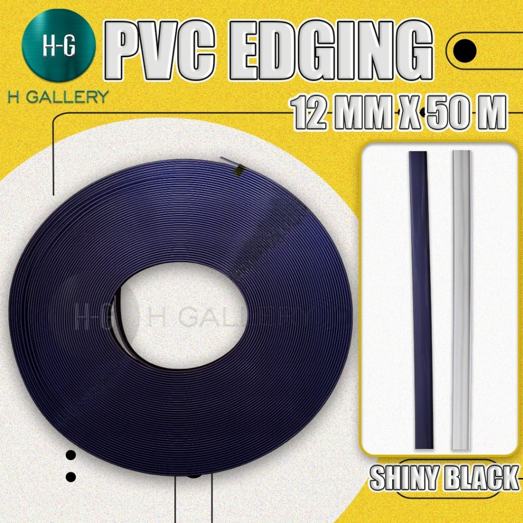 PVC EDGING KILAP GLOSS / EDGING KERTASIVE PVC INTERIOR 12 MM *S